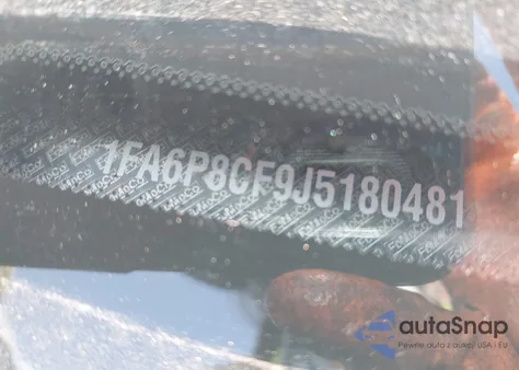 2018 Ford Mustang Gt из США, поврежденный, VIN 1FA6P8CF9J5180481